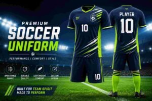 Premium custom soccer uniform for teams
