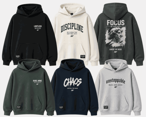 Custom oversized streetwear hoodies